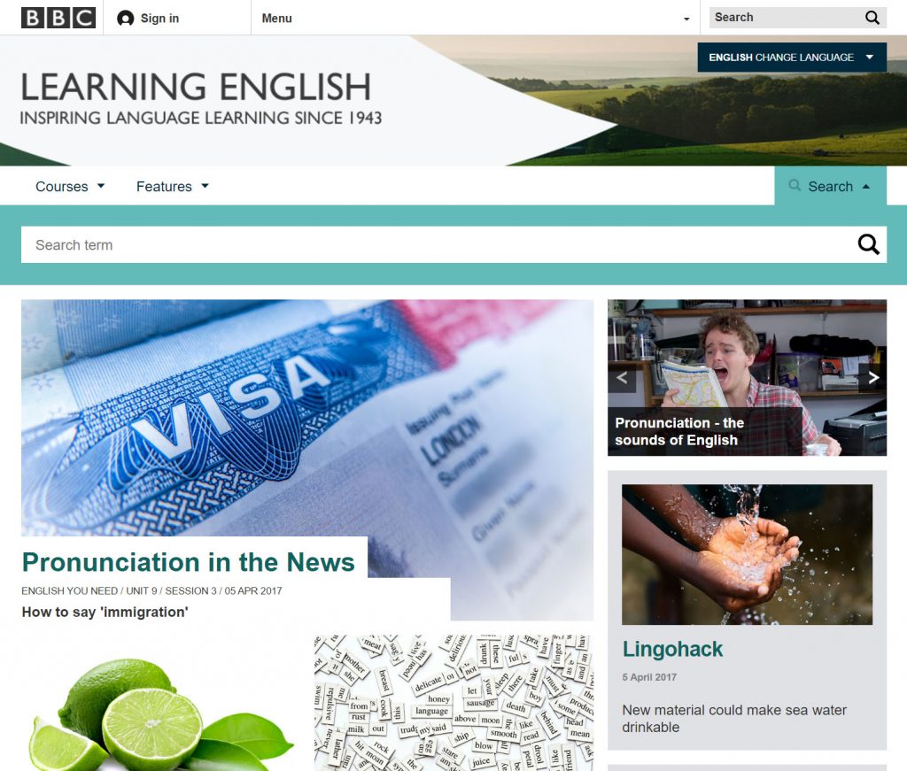 BBC Learning English紹介