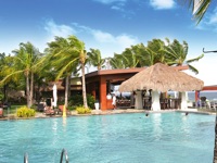 セブ島のリゾートホテルのプール